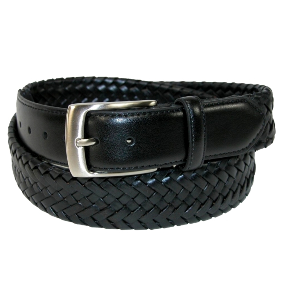 Danbury Comfort Stretch braided leather belt